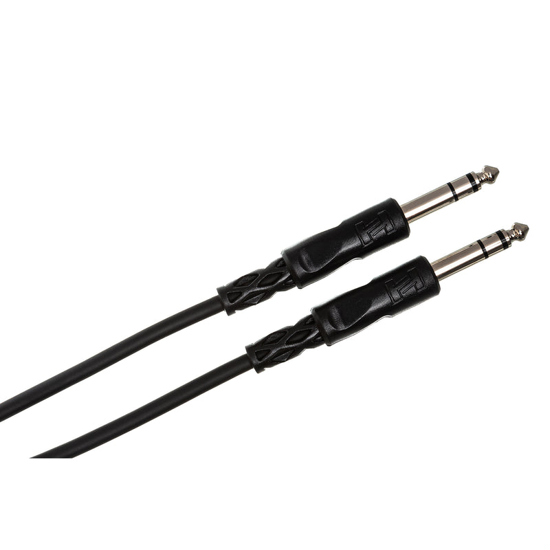 Hosa CSS-110 TRS 1/4 Inch-TRS 1/4 Inch Patch Cable - 10ft