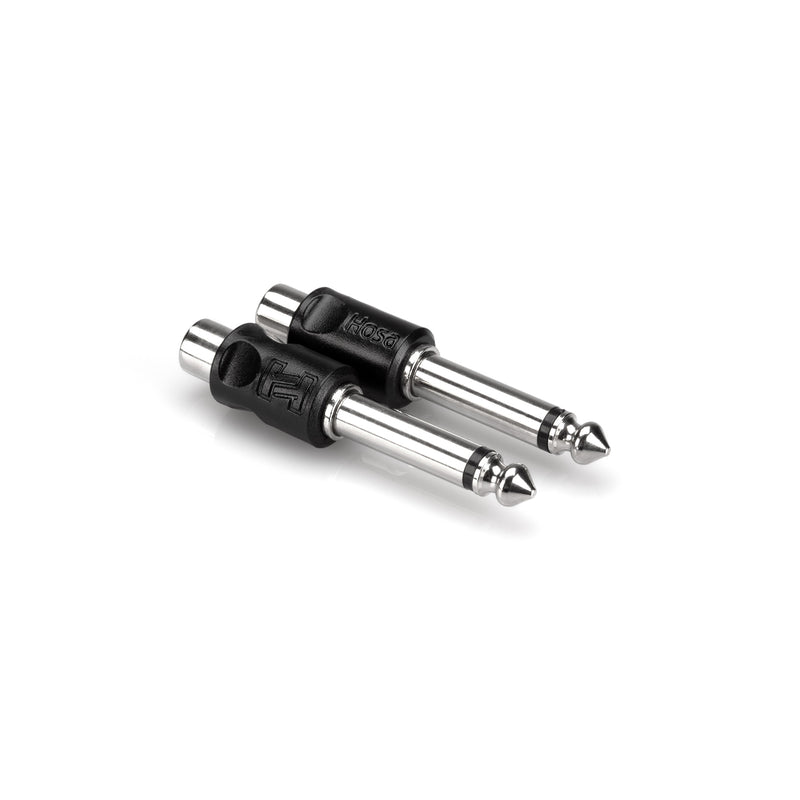 Hosa GPR-101 RCA (F) - 1/4 Phone (M), 2 PCS