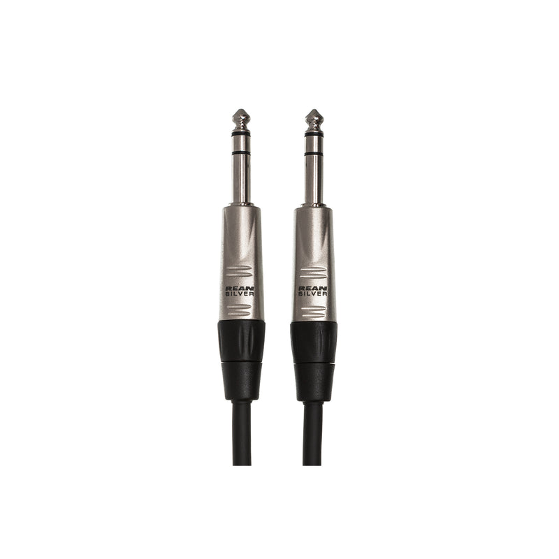 Hosa Pro Balanced Audio Patch Cable 1/4 inch TRS to TRS, 3 ft