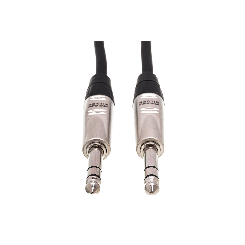 Hosa Pro Balanced Audio Patch Cable 1/4 inch TRS to TRS, 3 ft