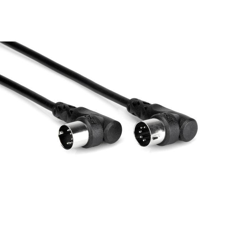 Hosa MID-310RR Right Angle MIDI Cable - 10ft