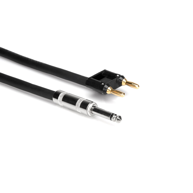 Hosa SKJ-650BN Banana - 1/4 Inch 16 AWG Speaker Cable - 50ft