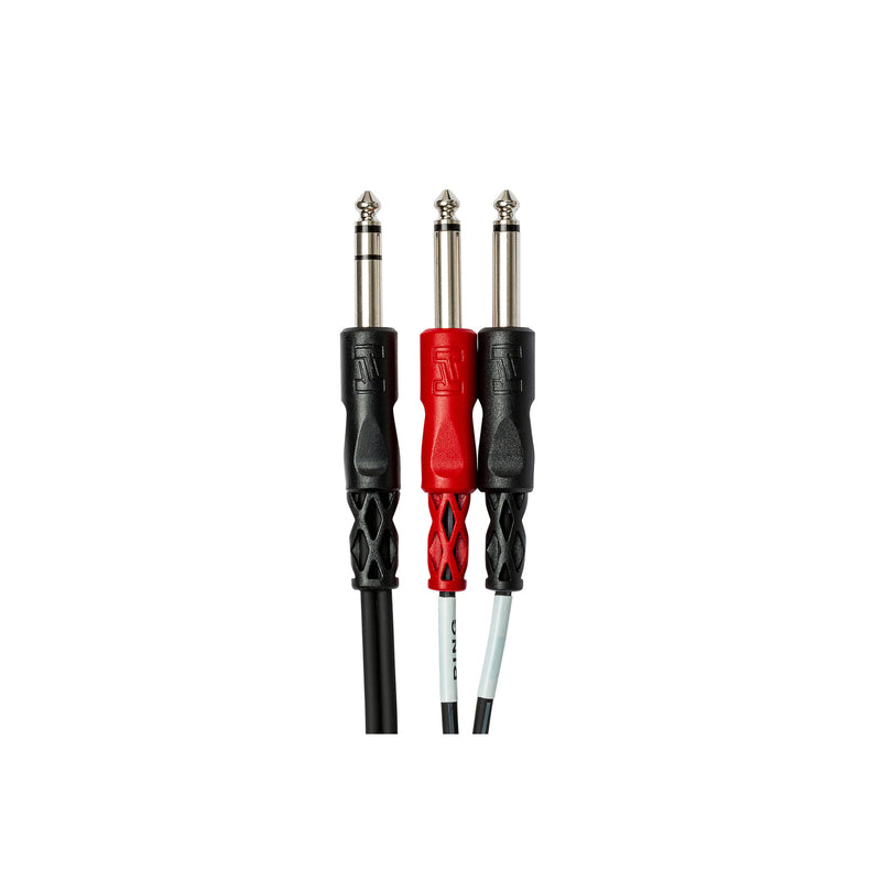 Hosa STP-202 Stereo 1/4 Inch - Two 1/4 Inch Cable - 2m
