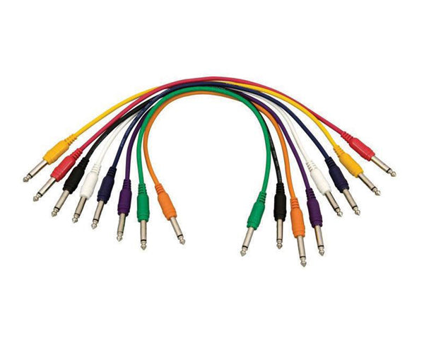 Hot Wires PC18-17QTR-S Straight Patch Cables (QTR-QTR, 8-pack)
