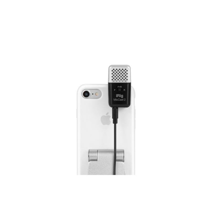 IK Multimedia iRig Mic Cast 2 Podcasting Microphone for Phones/Tablets
