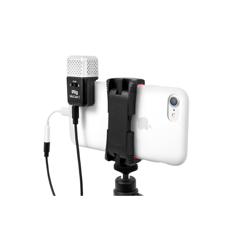 IK Multimedia iRig Mic Cast 2 Podcasting Microphone for Phones/Tablets