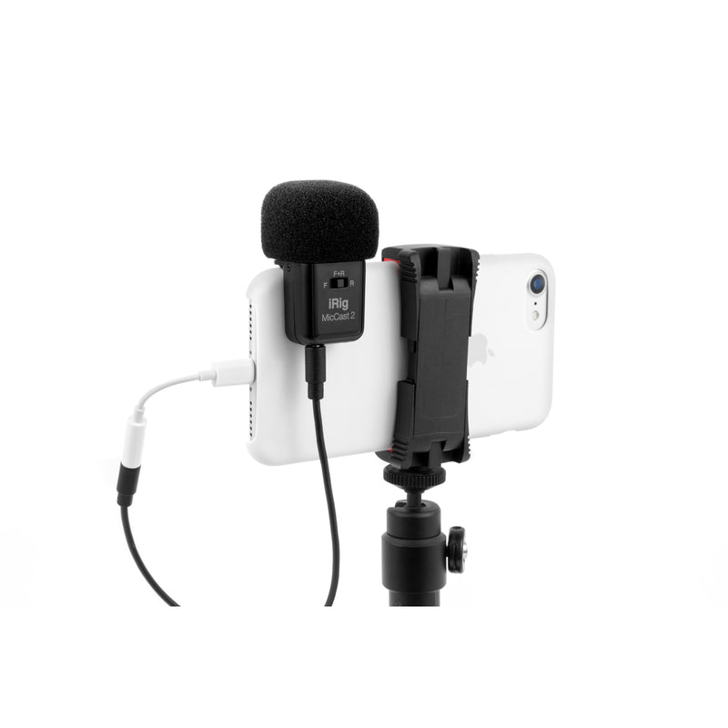 IK Multimedia iRig Mic Cast 2 Podcasting Microphone for Phones/Tablets