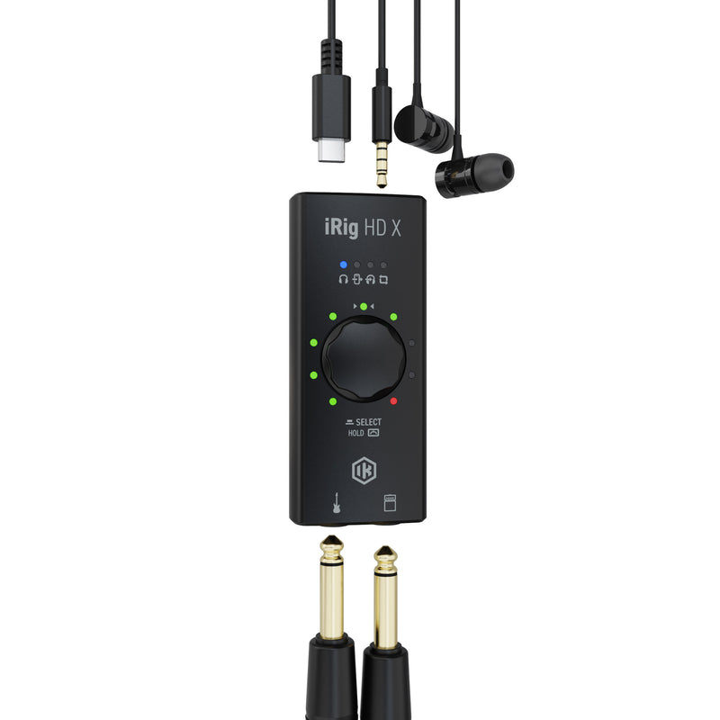 IK Multimedia iRig HD X Guitar Audio Interface for IOS, Windows, Mac, Android