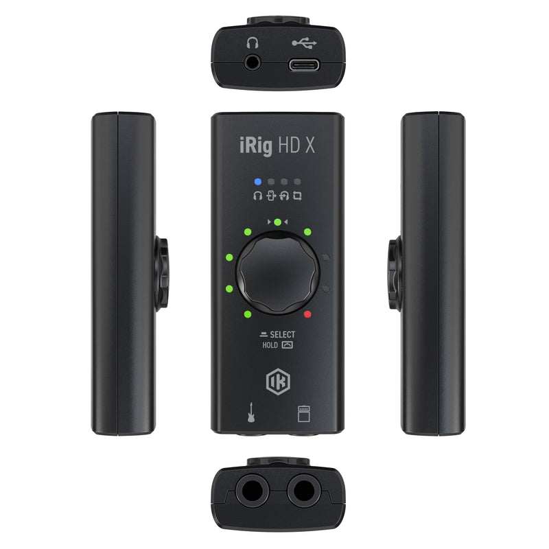 IK Multimedia iRig HD X Guitar Audio Interface for IOS, Windows, Mac, Android