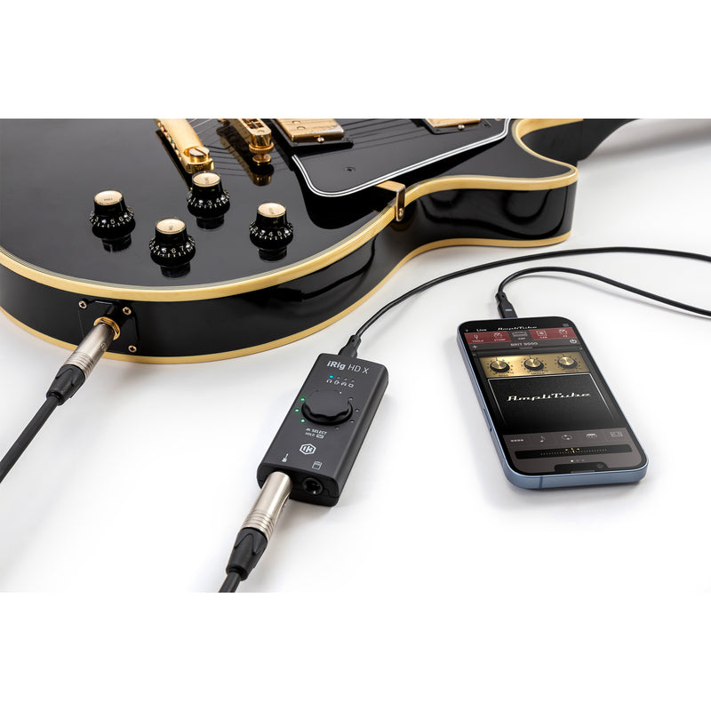 IK Multimedia iRig HD X Guitar Audio Interface for IOS, Windows, Mac, Android