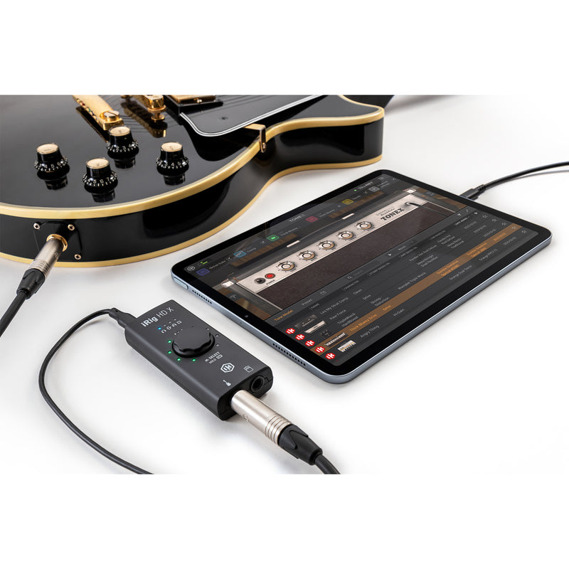 IK Multimedia iRig HD X Guitar Audio Interface for IOS, Windows, Mac, Android