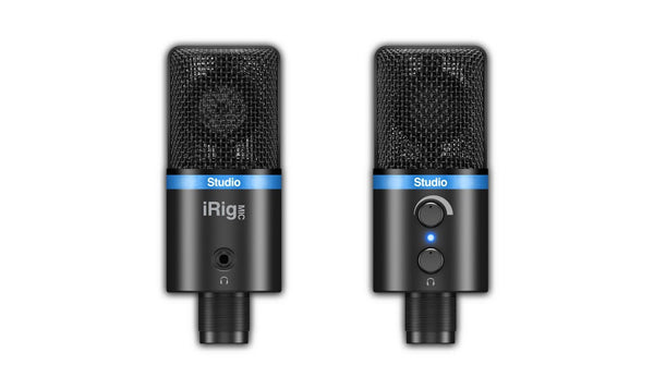 IK Multimedia iRig Mic Studio LCD Black for IOS, MAC, PC and Android Devices