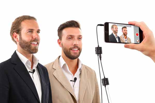 IK Multimedia iRig Mic Lav 2 Pack Lavalier Microphone for iPhone/iPad/Android