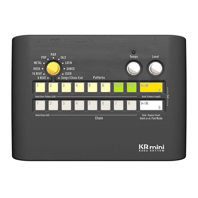 Korg KR mini Compact Rhythm Machine with Built-In Speaker