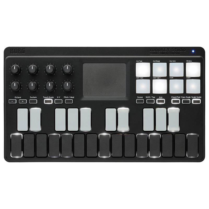 Korg NanoKEY Studio Mobile MIDI Keyboard Wireless Controller w/Bluetooth