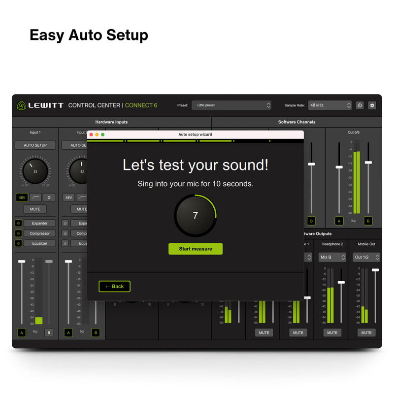 Lewitt Connect 6 DSP-Powered Dual USB-C Audio Interface
