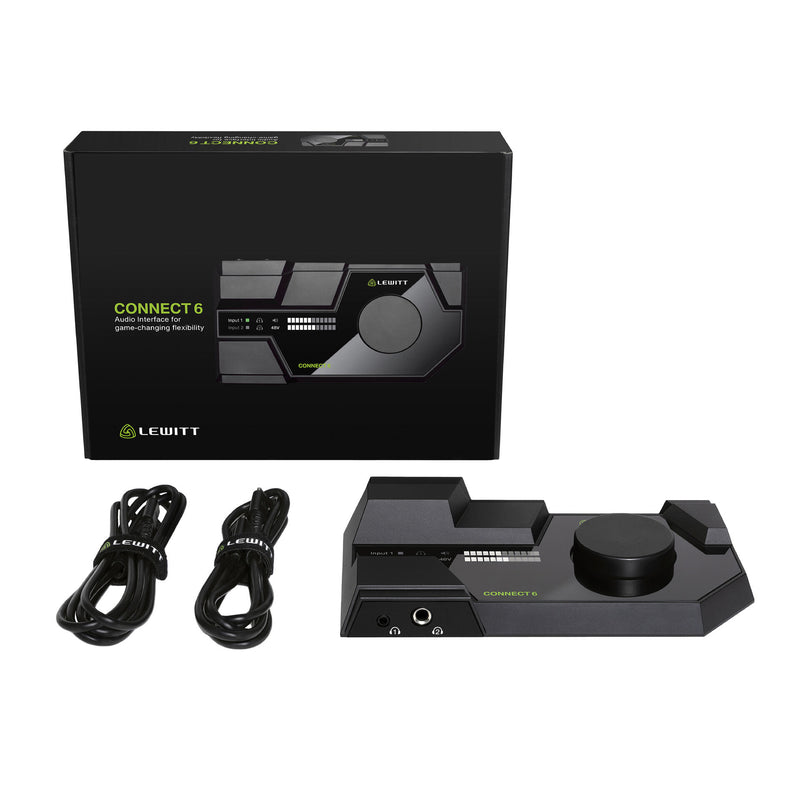 Lewitt Connect 6 DSP-Powered Dual USB-C Audio Interface