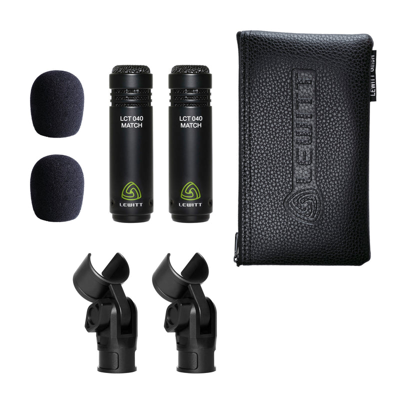 Lewitt LCT 040 MATCH Small Diaphragm Condenser Microphones - Pair