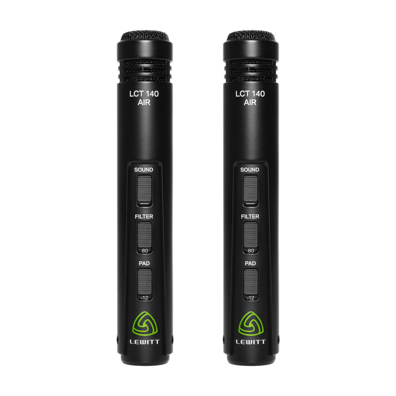 Lewitt LCT 140 AIR Stereo Pair Small Diaphragm Condenser Microphones
