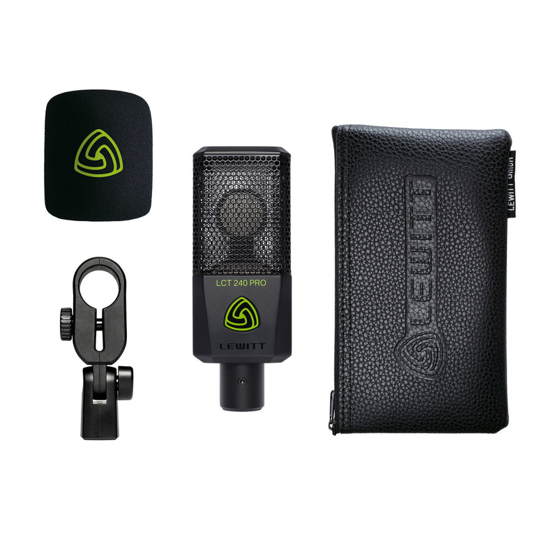 Lewitt LCT 240 PRO Condenser Microphone Pack - Black