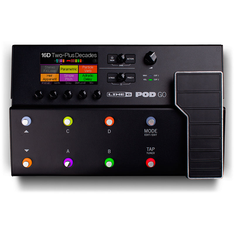 Line 6 POD Go Guitar Effects Tone Pedal Amp Simulator - Used