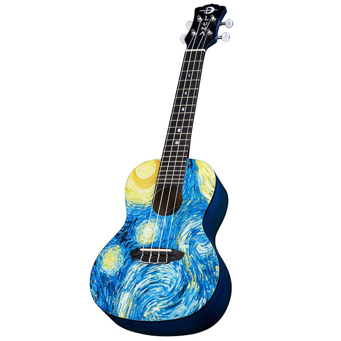Luna Uke Starry Night Concert Ukulele - Used
