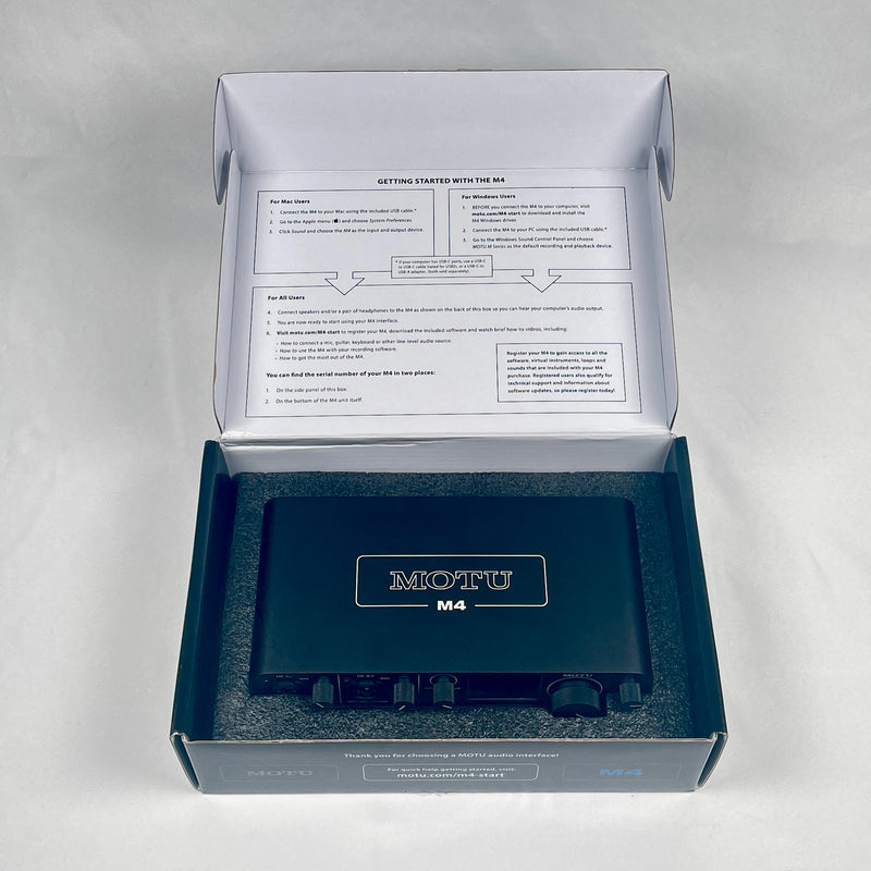 MOTU M4 Portable USB-C Audio Interface