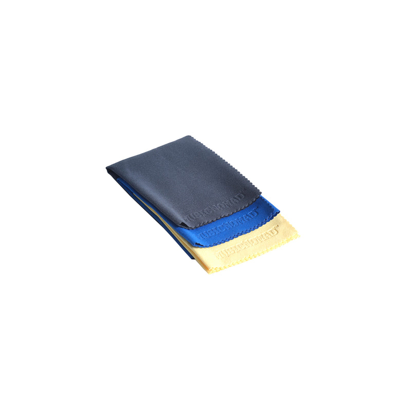 Music Nomad MN203 3 Super Soft Edgless Microfiber Suede Polishing Cloth Pak