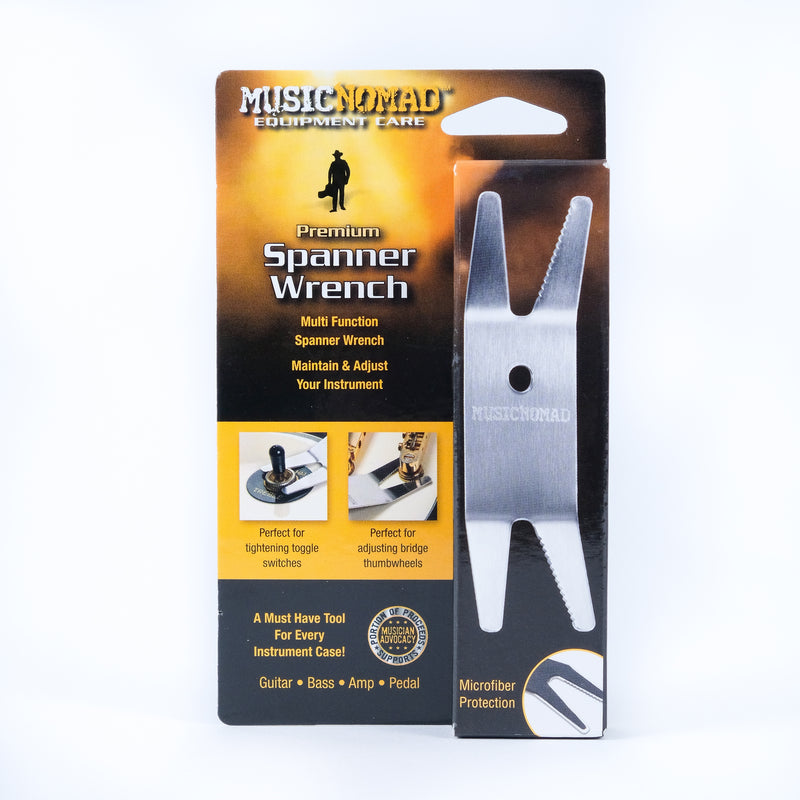Music Nomad MN224 Premium Spanner Wrench w/ Microfiber Suede Backing