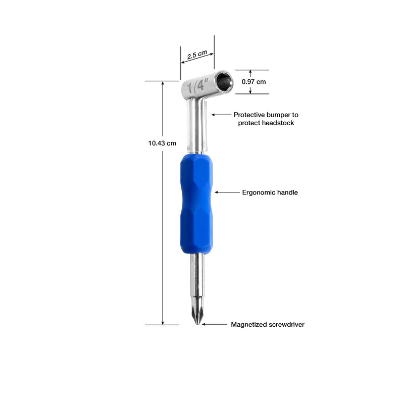 Music Nomad MN231 Premium Truss Rod Wrench - 1/4''
