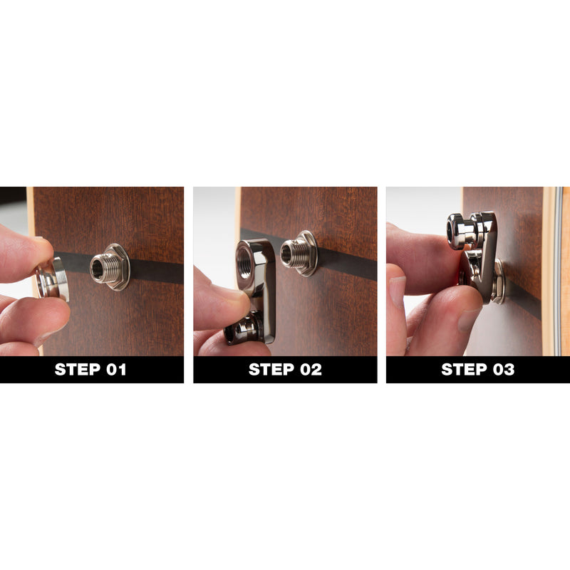 Music Nomad MN271 Acousti-Lok Strap Lock Adapter for Metric Output Jacks - Used