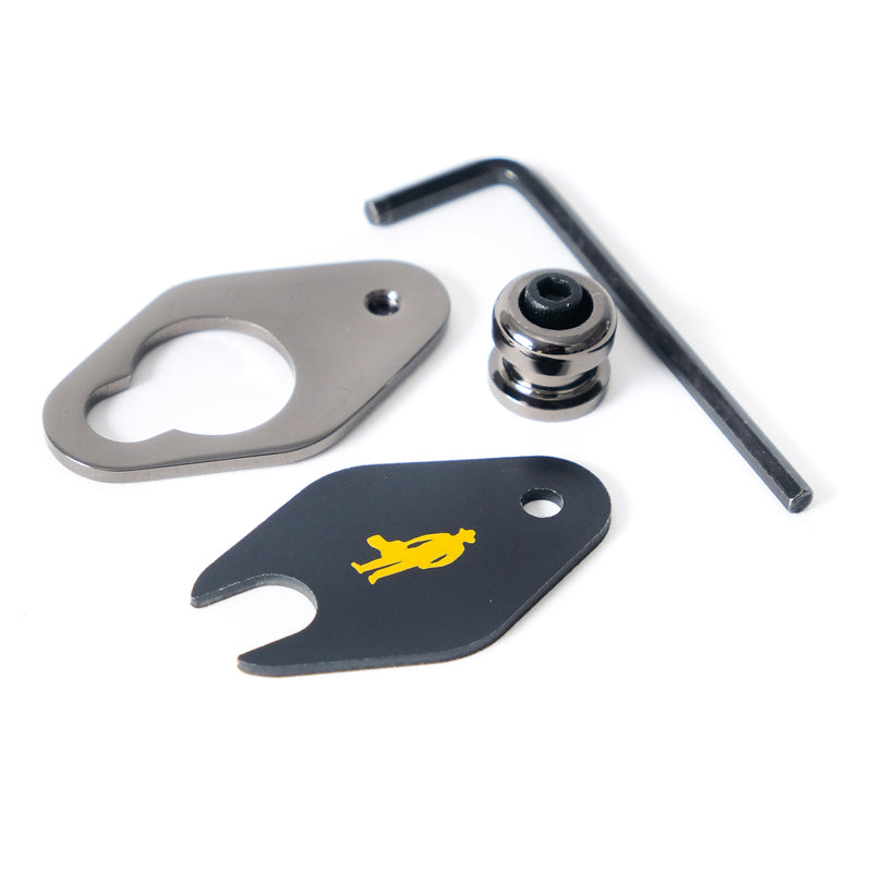 Music Nomad MN272 Acousti-Lok Strap Lock Adapter for TAYLOR Guitars w/ 9 Volt EXPRESSION SYSTEM Battery Box