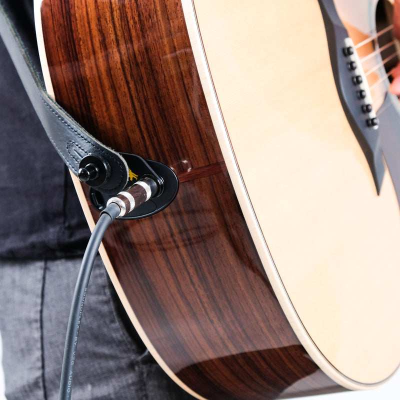 Music Nomad MN272 Acousti-Lok Strap Lock Adapter for TAYLOR Guitars w/ 9 Volt EXPRESSION SYSTEM Battery Box