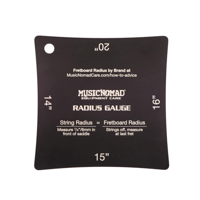 Music Nomad MN603 Precision Radius Gauge Set - 2 Pack