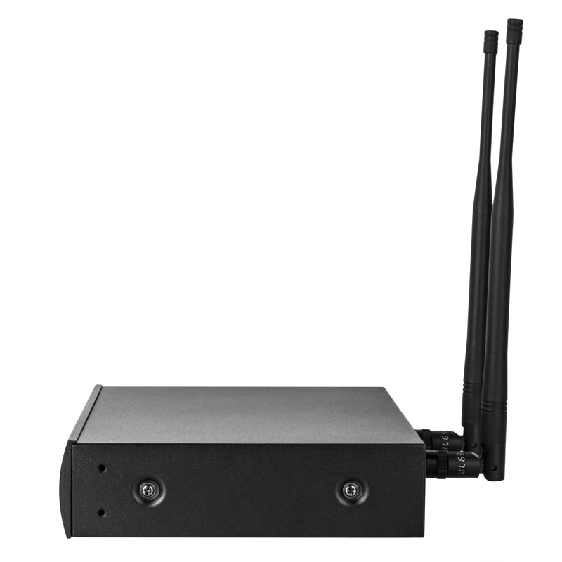 Nady 2W-1KU LT Dual 1000-Channel Professional UHF Wireless System with 2 Lapel/lavalier Microphones