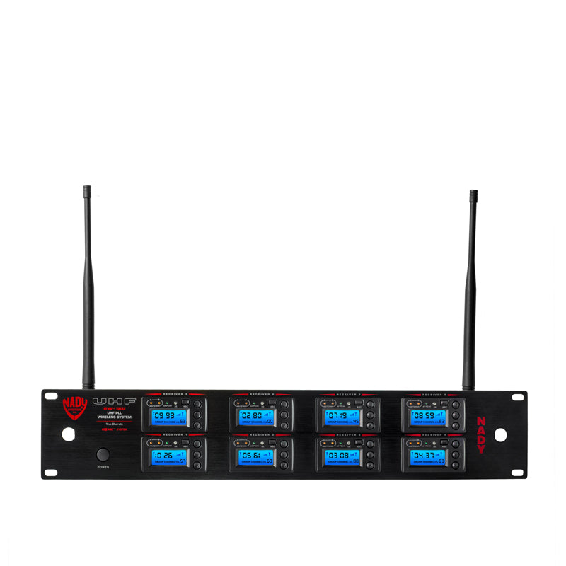 Nady 8W-1KU GT Octo 1000-Channel Professional UHF Wireless Instrument/Guitar System