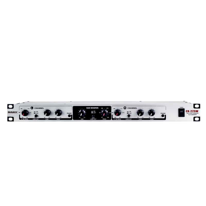 Nady CX-22SW 2-way Active Crossover