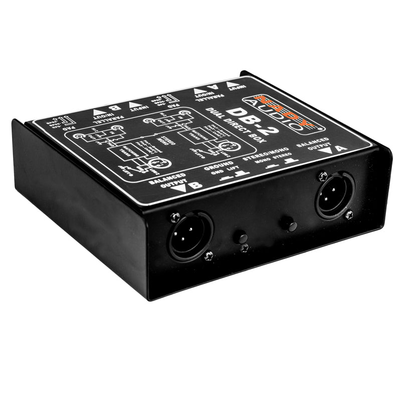 Nady DB-2 Dual Channel Passive Direct Box