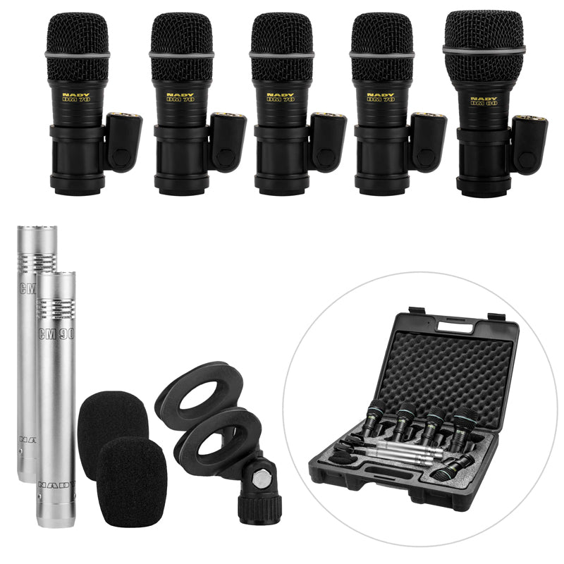 Nady DMK-7 Seven Piece Drum Microphone Kit