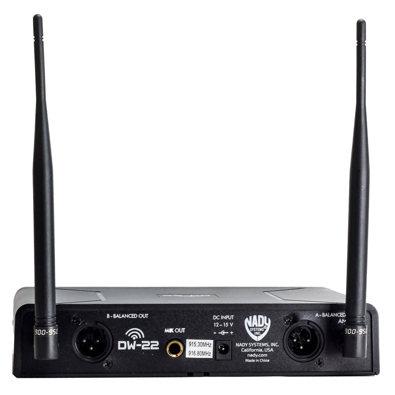 Nady DW-22 Dual Digital Wireless Lapel Microphone System