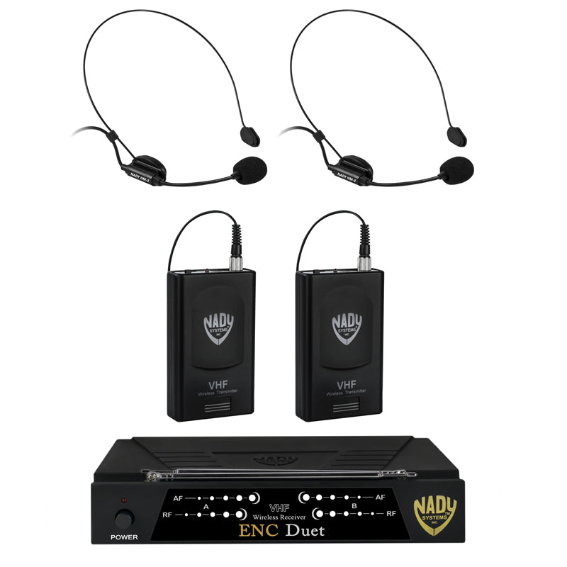 Nady ENC DUET Wireless Dual Channel Headset Microphone System