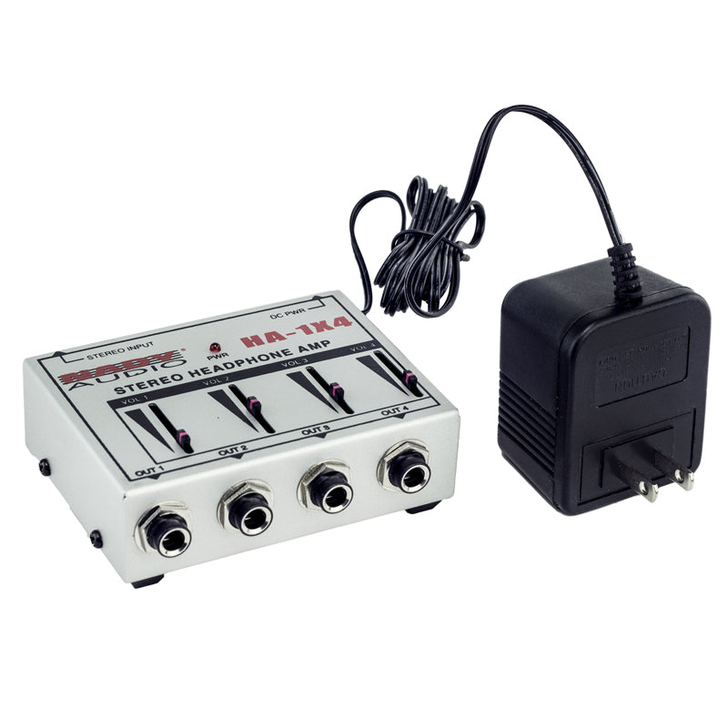 Nady HA-1X4 Four Channel Stereo Headphone Monitor Amp
