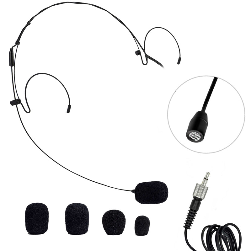 Nady HM-10 Headworn Omnidirectional Microphone - 3.5mm Black