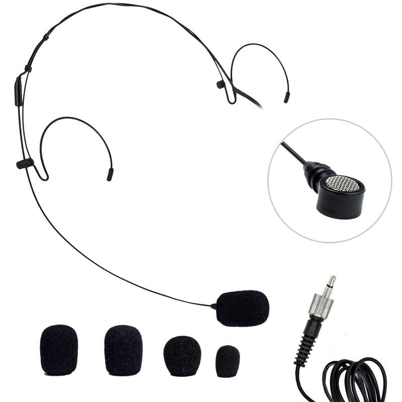 Nady HM-20U Headworn Uni-directional Microphone - 3.5mm Black