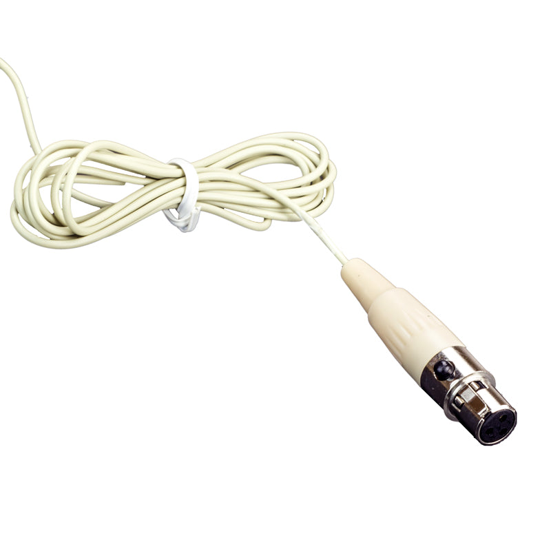 Nady HM-35 Omnidirectional Headworn Condenser Microphone - Mini-XLR Biege