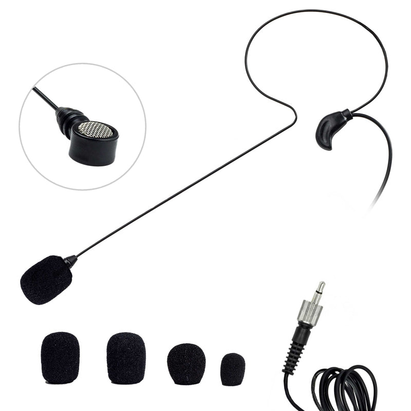 Nady HM-45 Uni-directional Headworn Condenser Microphone - 3.5mm Black