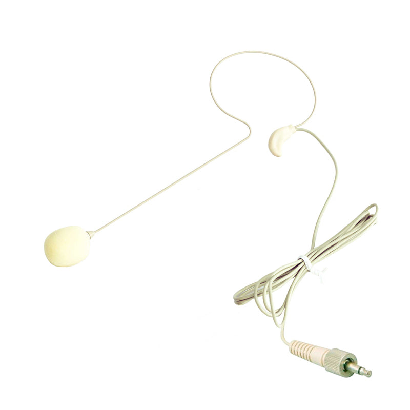 Nady HM-45 Uni-directional Headworn Condenser Microphone - 3.5mm Biege