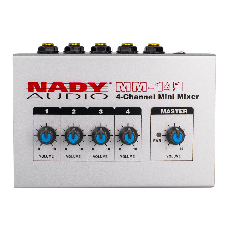 Nady MM-141 4-Channel Audio Mini Mixer