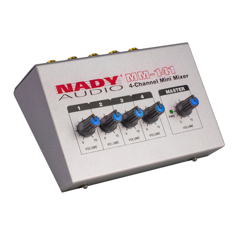 Nady MM-141 4-Channel Audio Mini Mixer