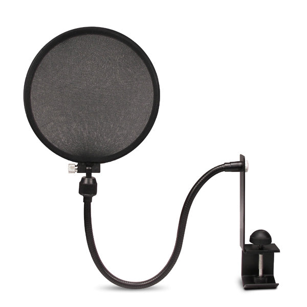 Nady MPF-6 Microphone Pop Filter Screen with Gooseneck/Clamp